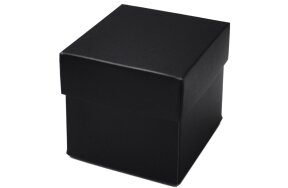 JEWELRY BOXES BLACK 8x8x8cm SET/20pcs